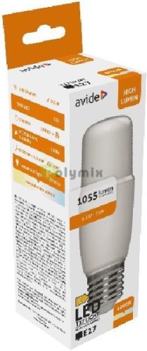 LED Bright Stick izzó T37 9.5W E27 NW 4000K