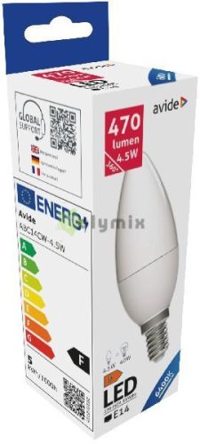 LED Candle 4.5W E14 CW 6400K