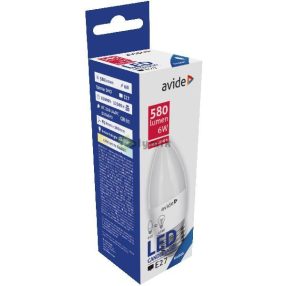 LED Candle 6W E27 CW 6400K