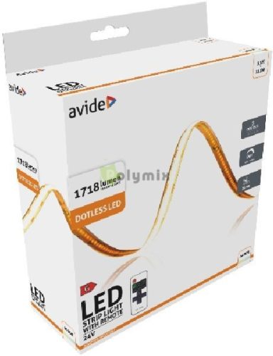 Avide LED Szalag Bliszter RF 24V COB NW IP20 5m