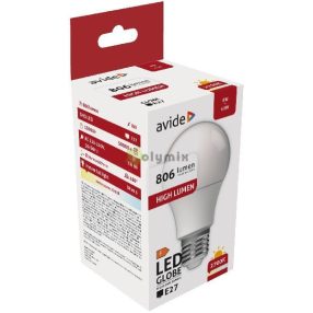 LED Globe A60 8W E27 EW 2700K