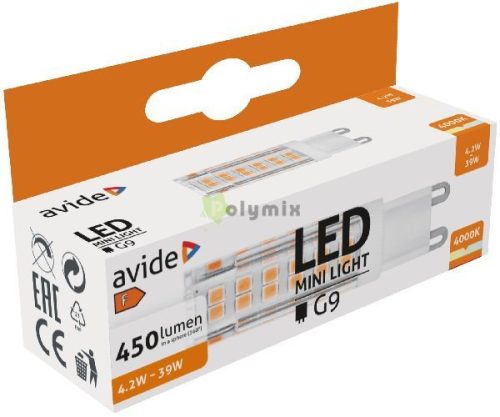 LED 4.2W G9 NW 4000K fekvő