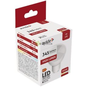 LED Spot Alu+plastic 4W GU10 WW 3000K