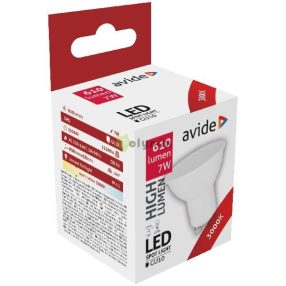 LED Spot Alu+plastic 7W GU10 WW 3000K