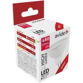 LED Spot ALU+plastic 6W GU5.3 12V WW 3000K