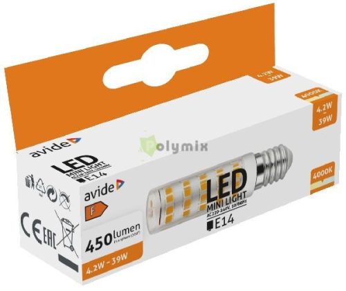LED 4.2W JD E14 NW 4000K fekvő