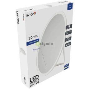   LED Asztali Lámpa Világítós Sminktükör Akkumulátoros Kerek