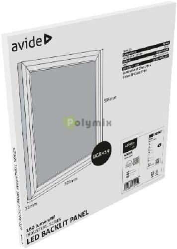 LED Panel 600x600mm 30W NW 4000K 160lm/W Industrial Range Backlit