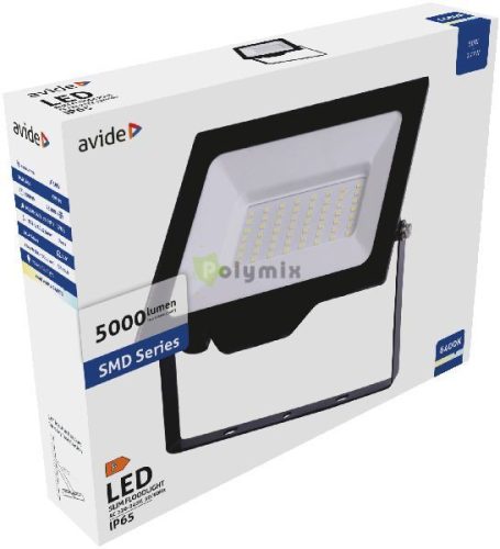 LED Reflektor Slim SMD 50W CW 6400K