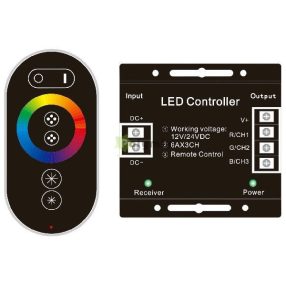   LED Szalag 12V 216W RGB 6 Gombos RF Érintőpaneles Távirányító és Vezérlő