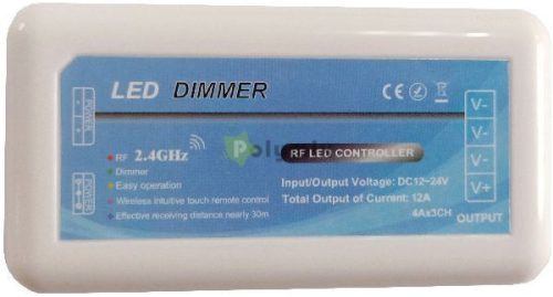LED Szalag 12V 144W Fényerőszabályzó 4 Zónás Vezérlő