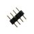 LED Szalag 12V RGB 4 Tüskés Csatlakozó