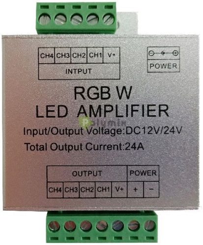 LED Szalag 12V 288W RGB+W Jelerősítő