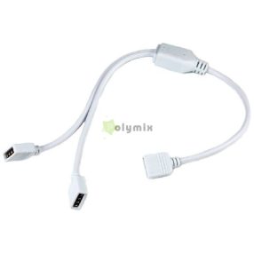   LED Szalag 12V RGB+W Kétágú Kontroller Elosztó Kábel 30cm