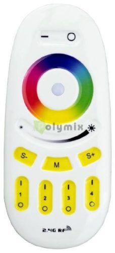 LED Szalag 12V RGB+W 4 Zónás Távirányító 120W Vezérlőhöz