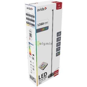 LED sarok lámpa digitális RGB + W zene szenzorral