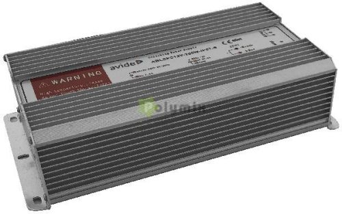 LED Szalag 24V 250W IP67 Slim Tápegység