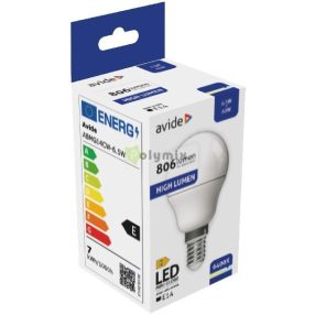 LED Globe Mini G45 6.5W E14 CW 6400K