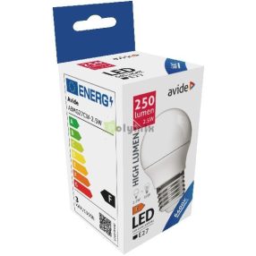 LED Globe Mini G45 2.5W E27 CW 6400K