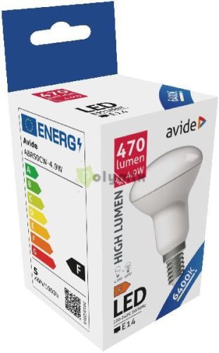 LED R50 4.9W E14 CW 6400K