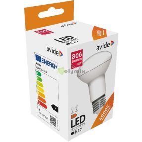 LED R63 8W E27 NW 4000K