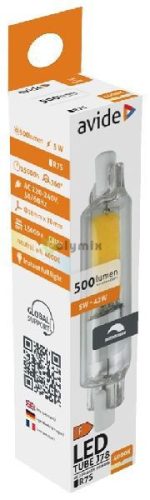 LED 5W R7S 16x78mm NW 4000K Dimmelhető