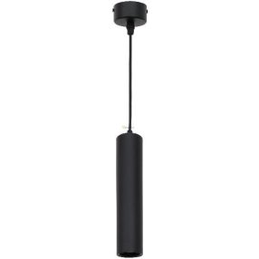 Függeszték GU10 Lámpatest Kerek Fekete 240mm