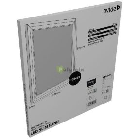   LED Panel 60x60cm 36W WW 3000K 100lm/W UGR+IP44 Professional Range