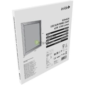 LED Slim Panel 622x622x10mm 45W CW 6400K