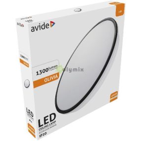 LED Mennyezeti Lámpa Olivia Fekete 15W 280*42mm NW 4000K