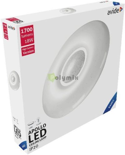 LED Mennyezeti Lámpa Apollo 18W 348*62mm CW 6400K