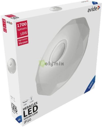 LED Mennyezeti Lámpa Heracles 18W 348*66mm CW 6400K