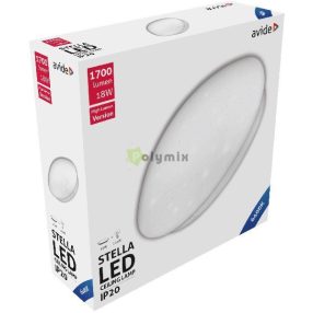   LED Mennyezeti Lámpa Stella (Csillagos) 18W 330*100mm CW 6400K