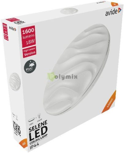 LED Mennyezeti Lámpa IP44 Selene 18W 330*68mm NW 4000K