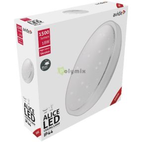 LED Mennyezeti Lámpa IP44 Alice 18W 330*100mm WW 3000K