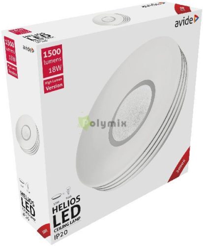 LED Mennyezeti Lámpa Helios 18W 330*95mm WW 3000K