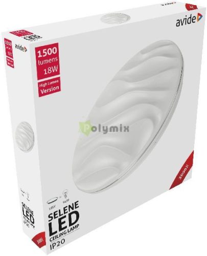 LED Mennyezeti Lámpa Selene 18W 330*68mm WW 3000K