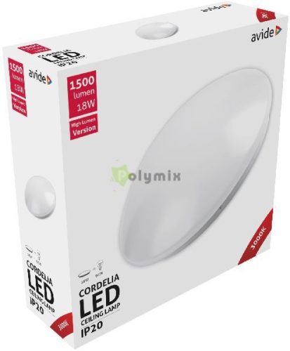 LED Mennyezeti Lámpa Cordelia 18W 330*100mm WW 3000K