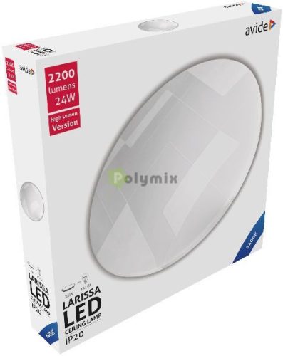 LED Mennyezeti Lámpa Larissa 24W 375*70mm CW 6400K