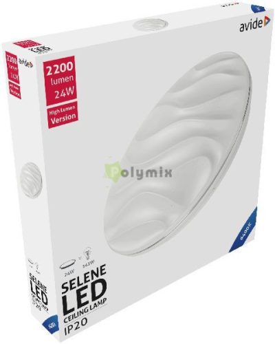 LED Mennyezeti Lámpa Selene 24W 380*70mm CW 6400K