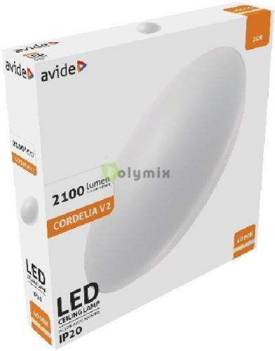 LED Mennyezeti Lámpa Cordelia V2 24W 380*70mm NW 4000K