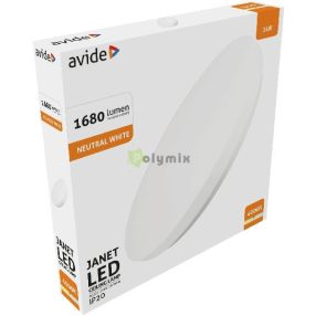 LED Mennyezeti Lámpa Janet 24W 380*60mm NW 4000K