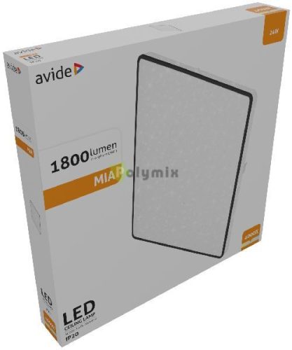 LED Mennyezeti Lámpa Mia Csillagos 24W 370*50mm NW 4000K