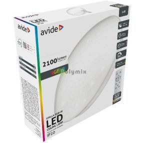 LED Mennyezeti Lámpa Stella 24W RGB+W távirányítóval
