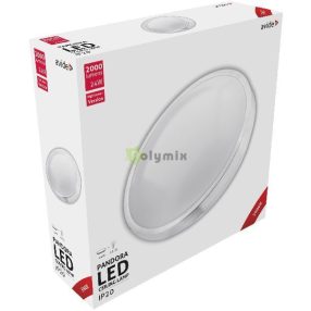 LED Mennyezeti Lámpa Pandora (Alu) 24W 380*110mm WW 3000K