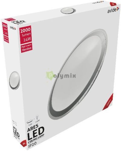 LED Mennyezeti Lámpa Ares 24W 430*90mm WW 3000K