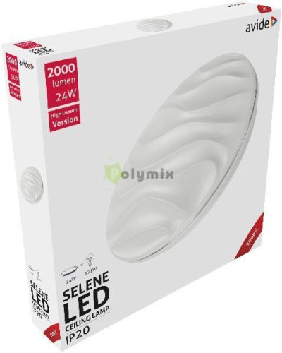 LED Mennyezeti Lámpa Selene 24W 380*70mm WW 3000K