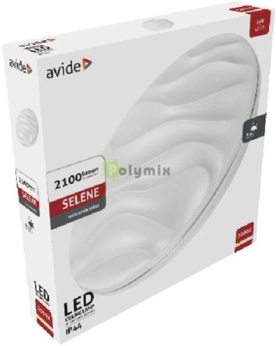 LED Mennyezeti Lámpa IP44 Selene 24W 380*70mm WW 3000K