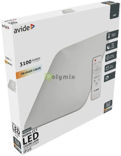 LED Mennyezeti Lámpa Classic Roma-CCT 48W 3100lm távirányítóval