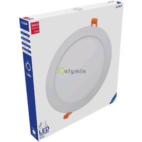 LED Beépíthető Kerek Mennyezeti Lámpa ALU 24W CW 6400K